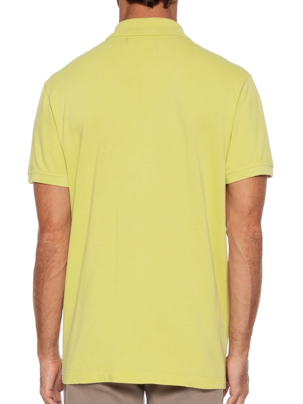 Polo Masculina Piquet Gd Brasão Cup Amarelo Richards