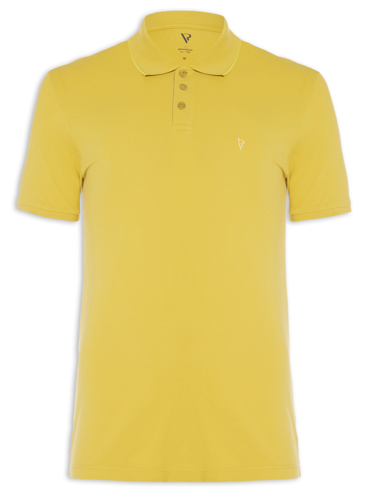 Polo Masculina Piquet Gd Frieze - Amarelo