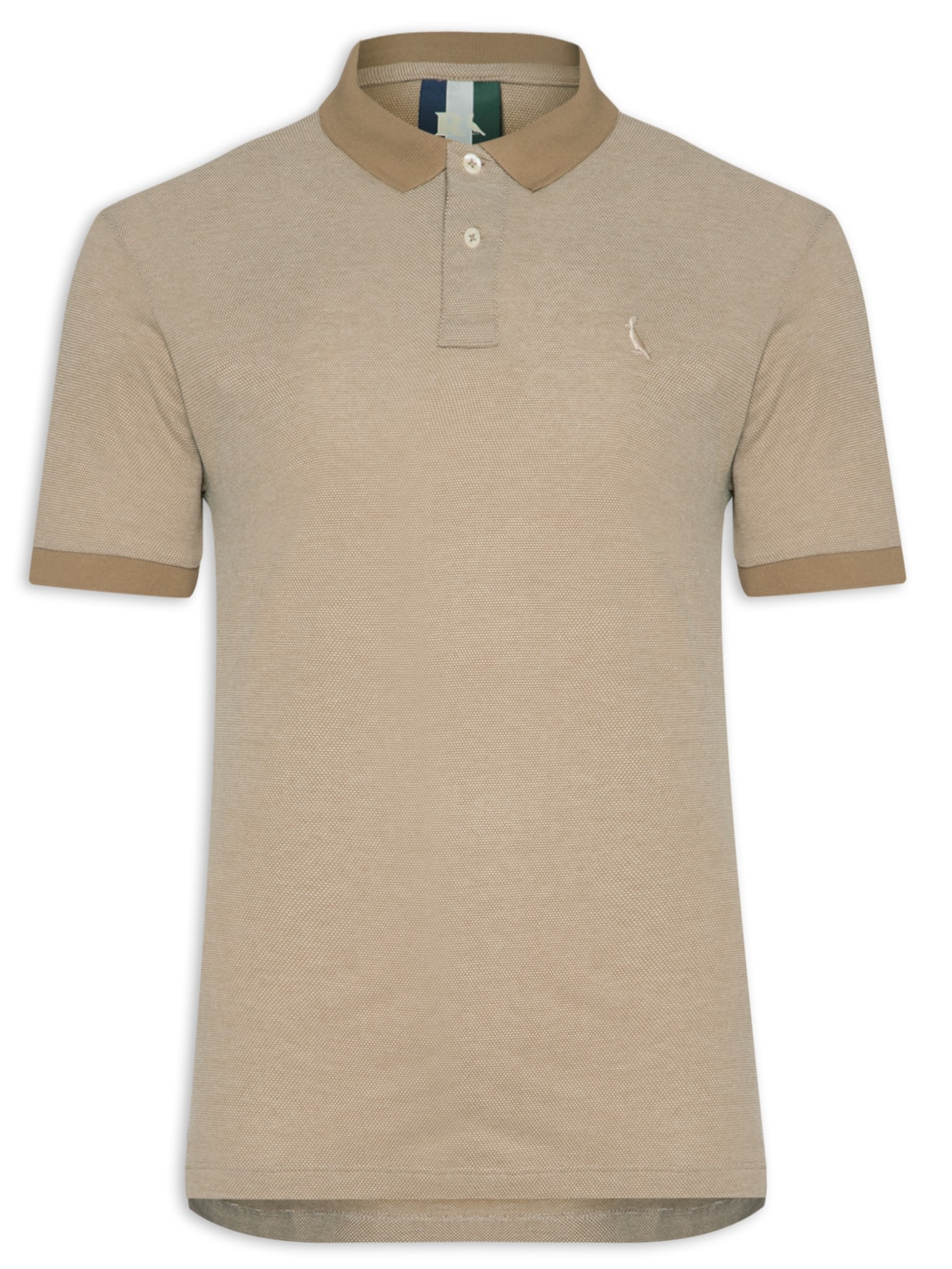 Polo Masculina Piquet Gilles Marrom Reserva