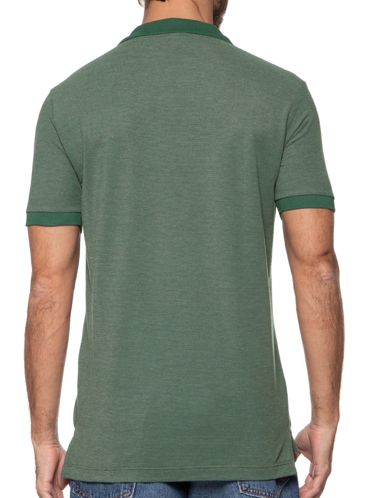 Polo Masculina Piquet Gilles Verde Reserva