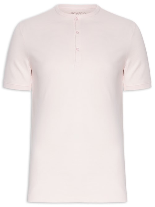Polo Masculina Piquet Gl Est Hd - Rosa