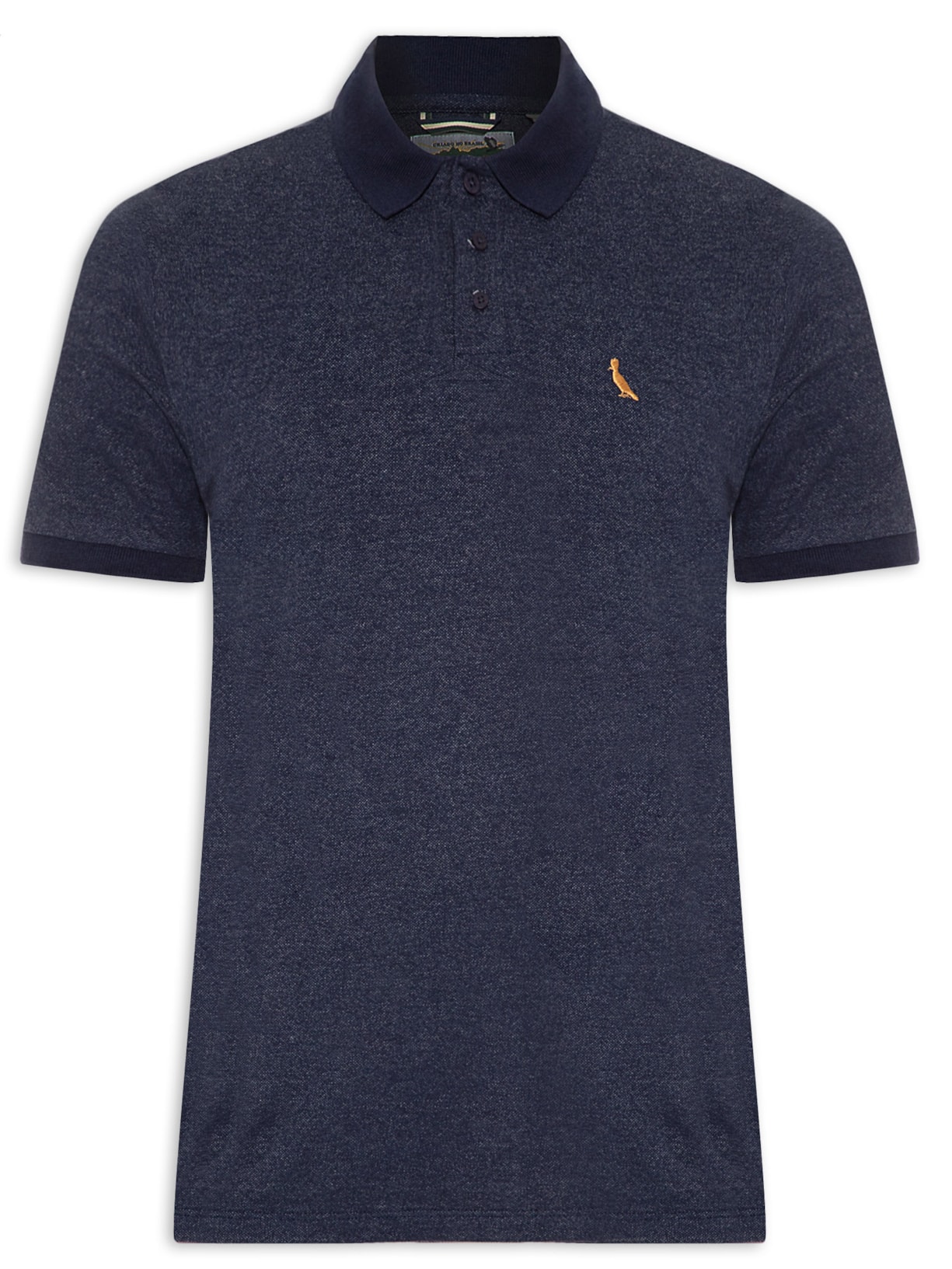 Polo Masculina Piquet Jazz - Azul