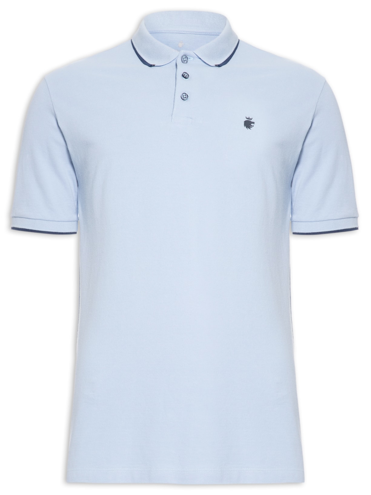 Polo Masculina Piquet Lennon - Azul