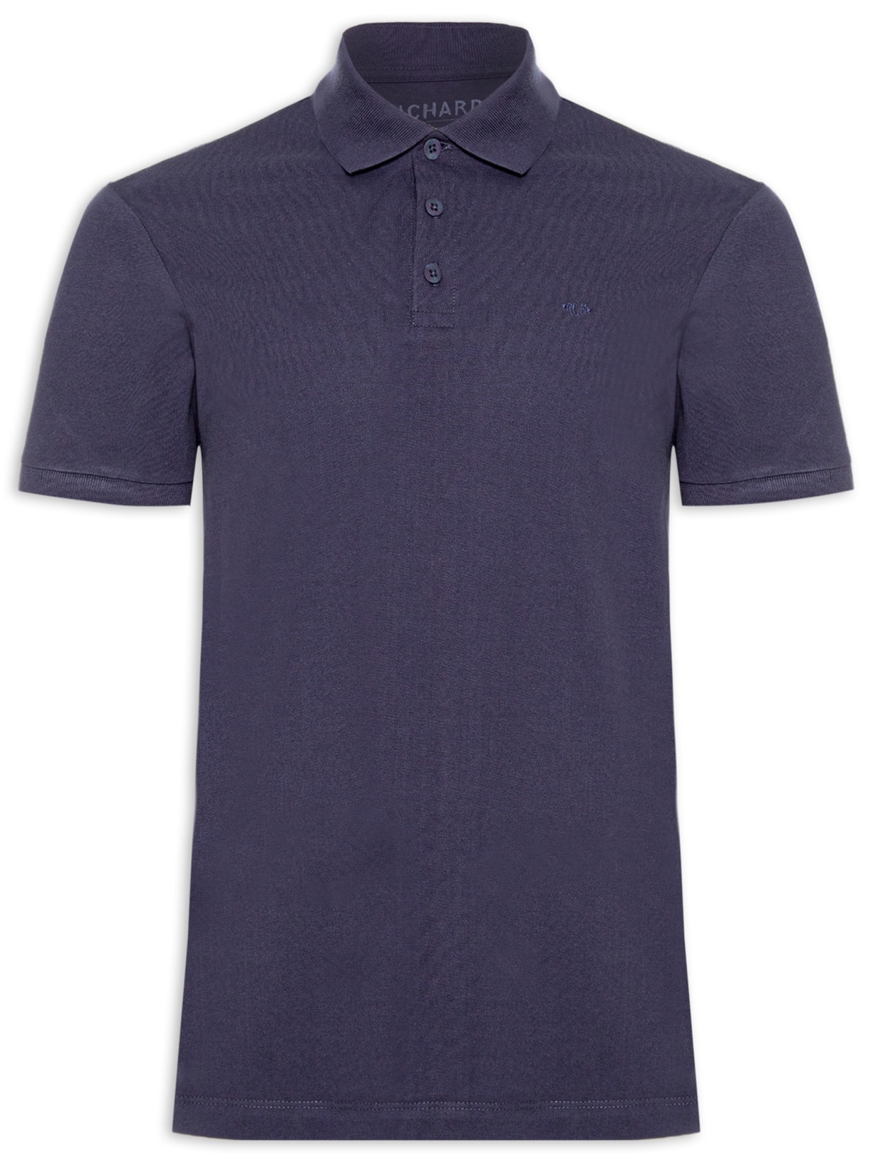 Polo Masculina Piquet Lisa Mc - Azul