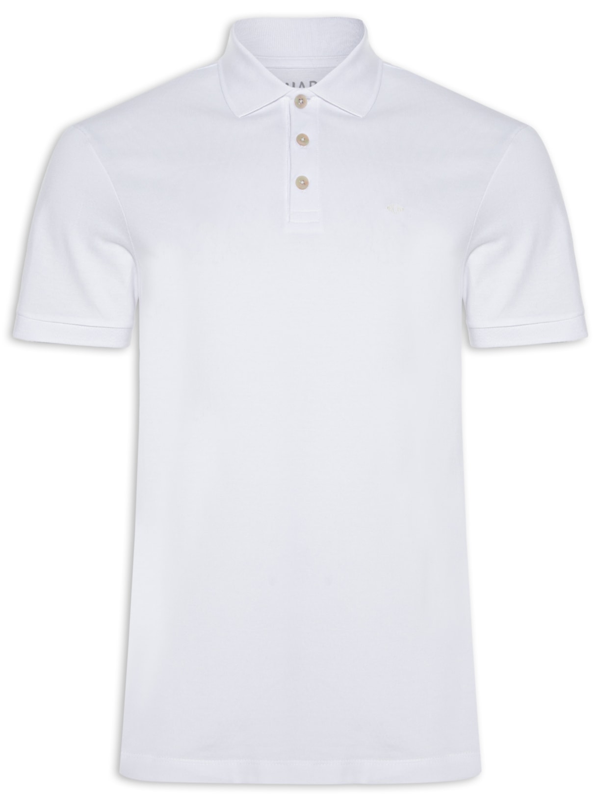 Polo Masculina Piquet Lisa Mc Branco Richards