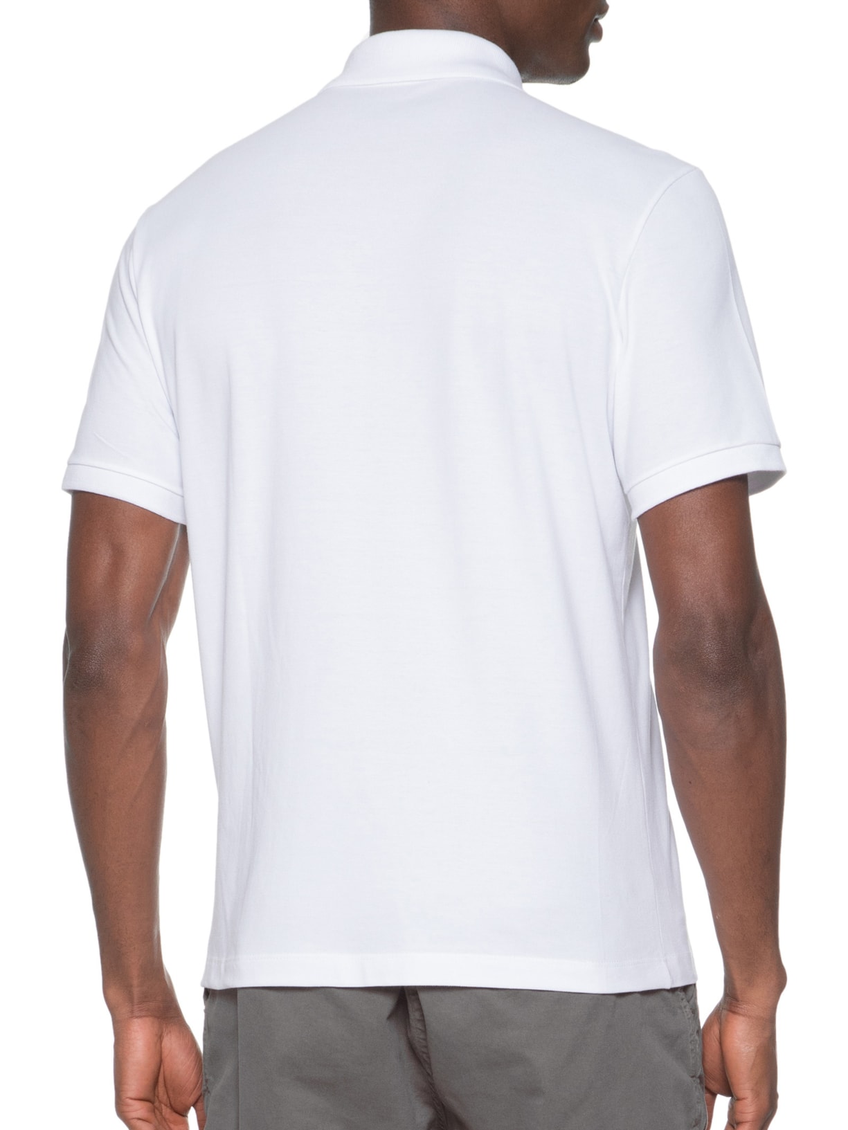 Polo Masculina Piquet Lisa Mc Branco Richards