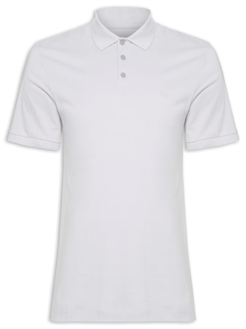 Polo Masculina Piquet Lisa Mc - Cinza