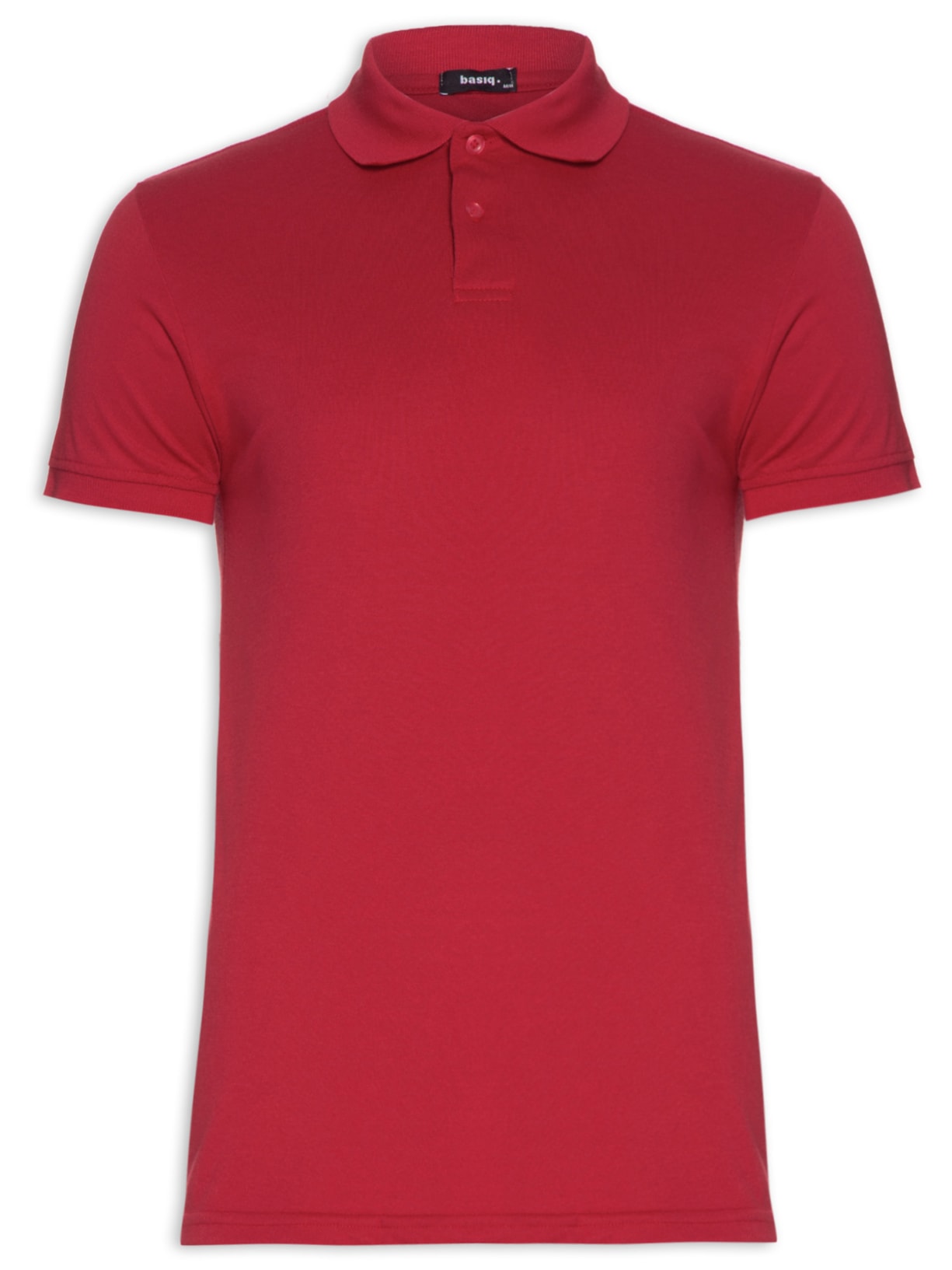 Polo Masculina Piquet Lisa - Vermelho