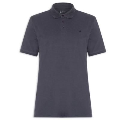 Polo Masculina Piquet Pima - Azul