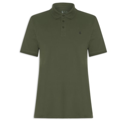Polo Masculina Piquet Pima - Verde