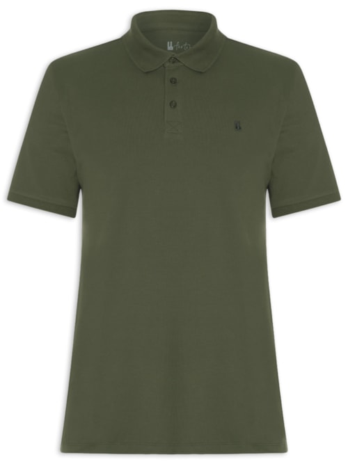Polo Masculina Piquet Pima - Verde
