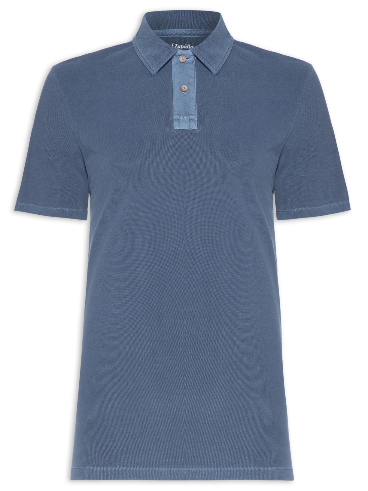 Polo Masculina Piquet Stone - Azul