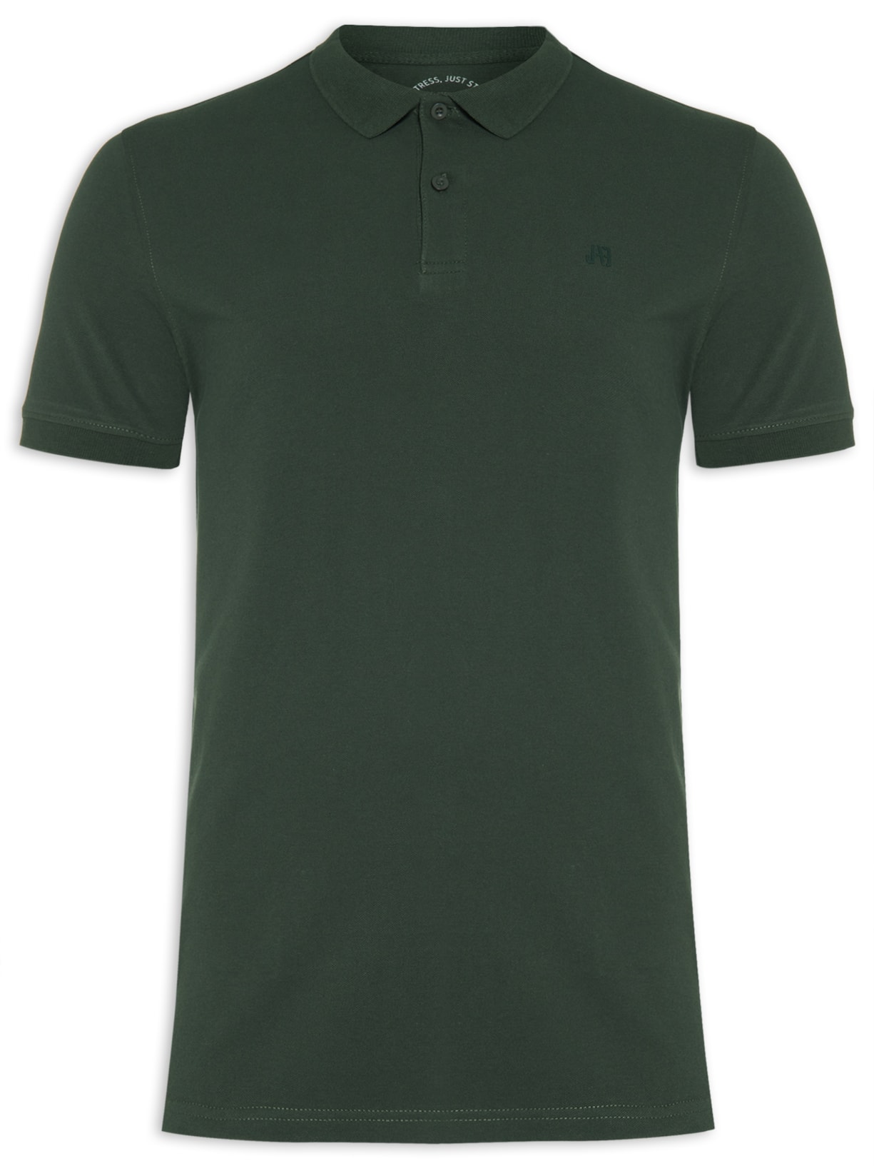 Polo Masculina Piquet Stretch Básica - Verde