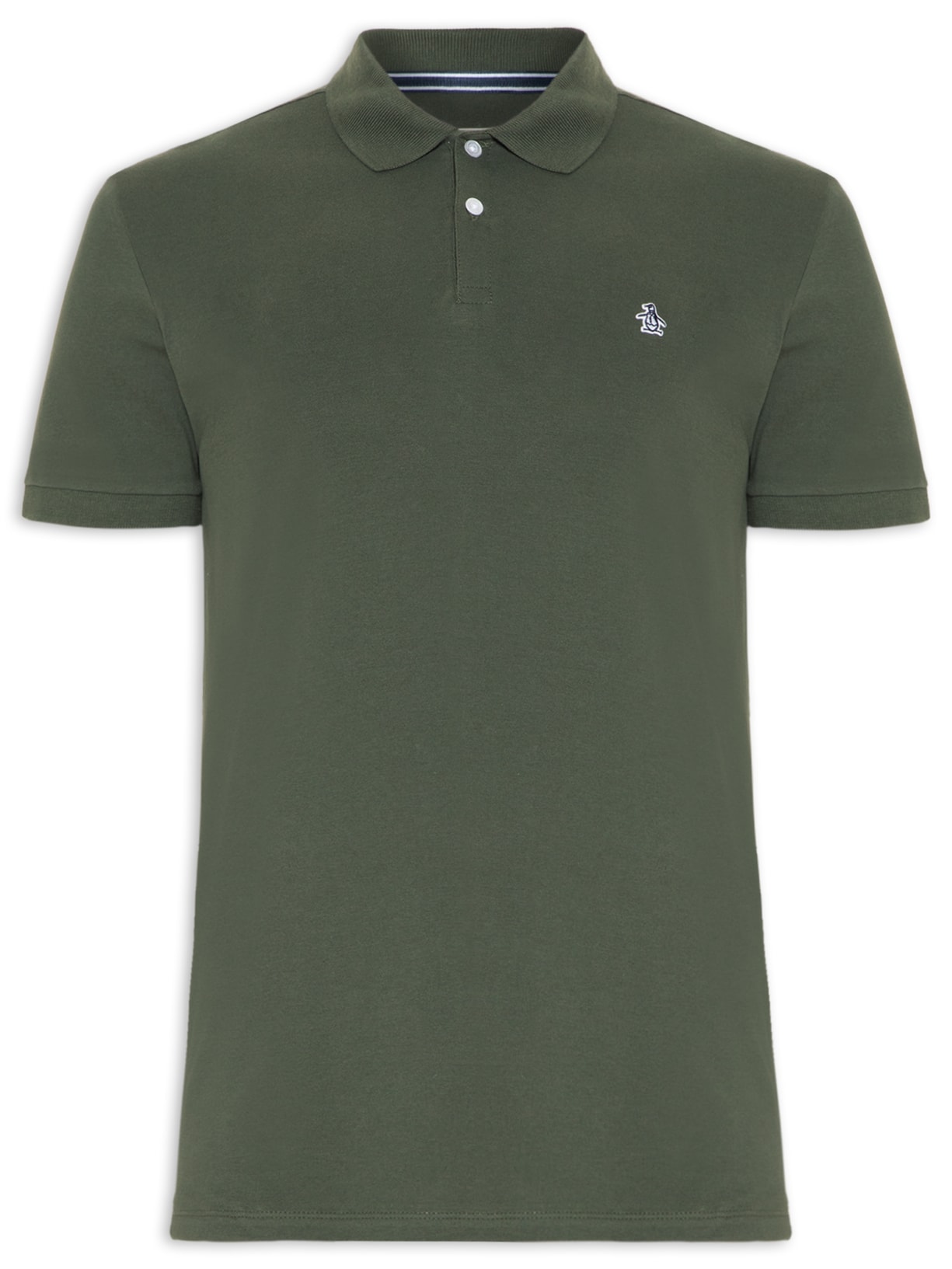 Polo Masculina Piquet Stretch - Verde