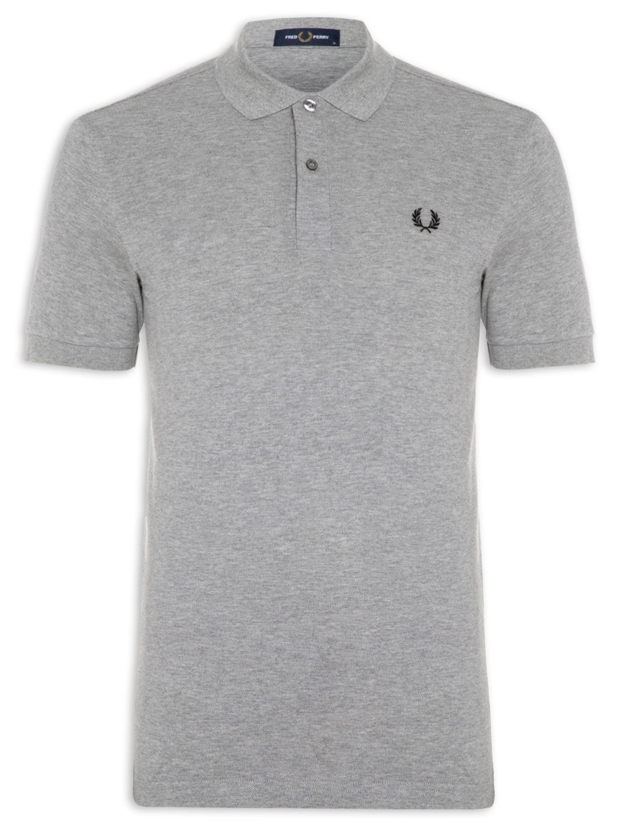 Polo Masculina Plain - Cinza