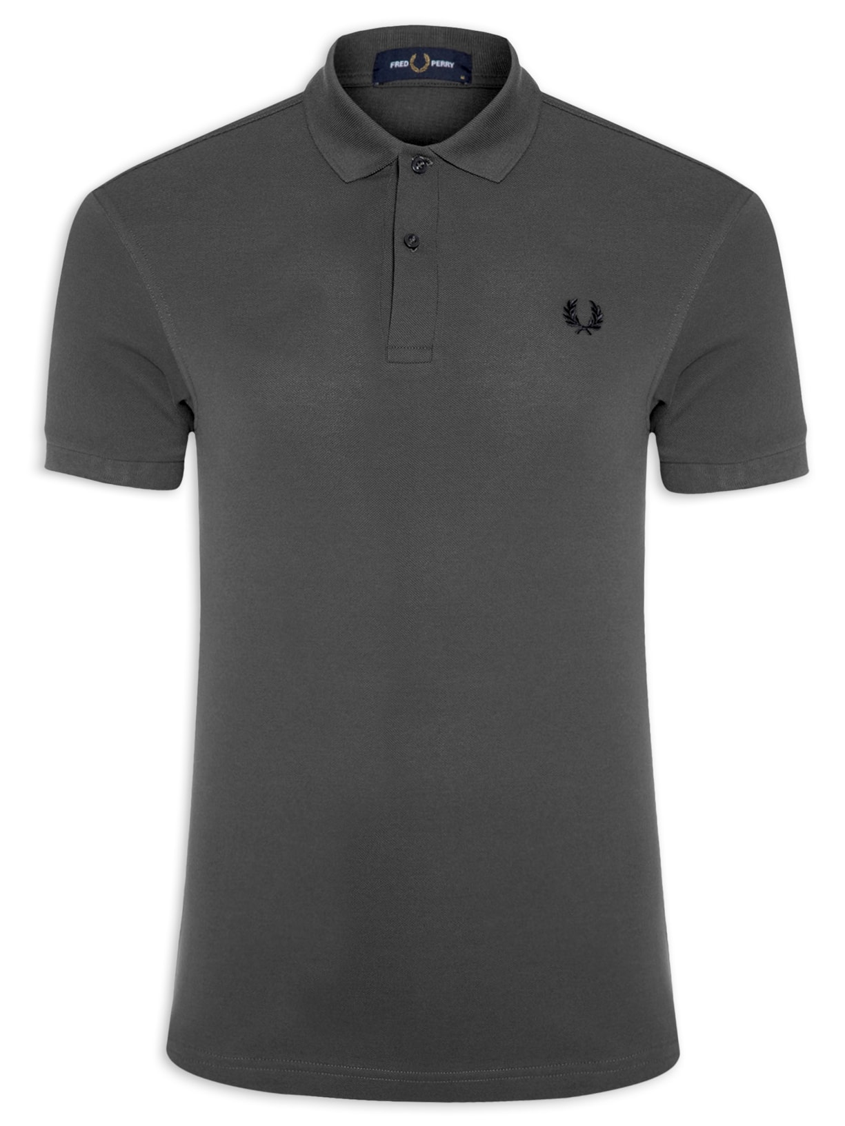 Polo Masculina Plain - Cinza