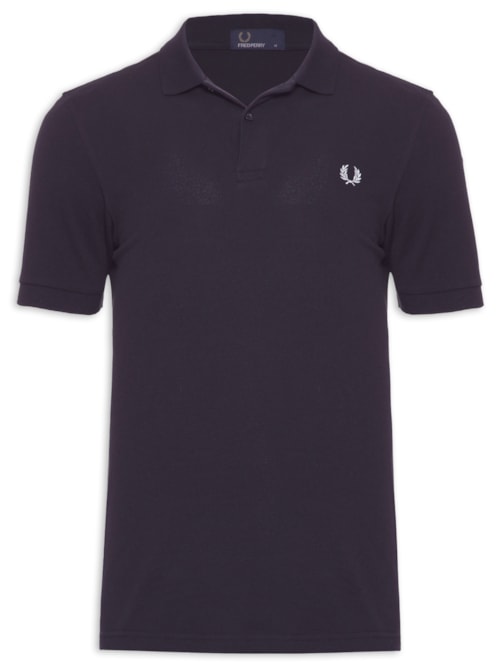 Polo Masculina Plain Shirt - Azul