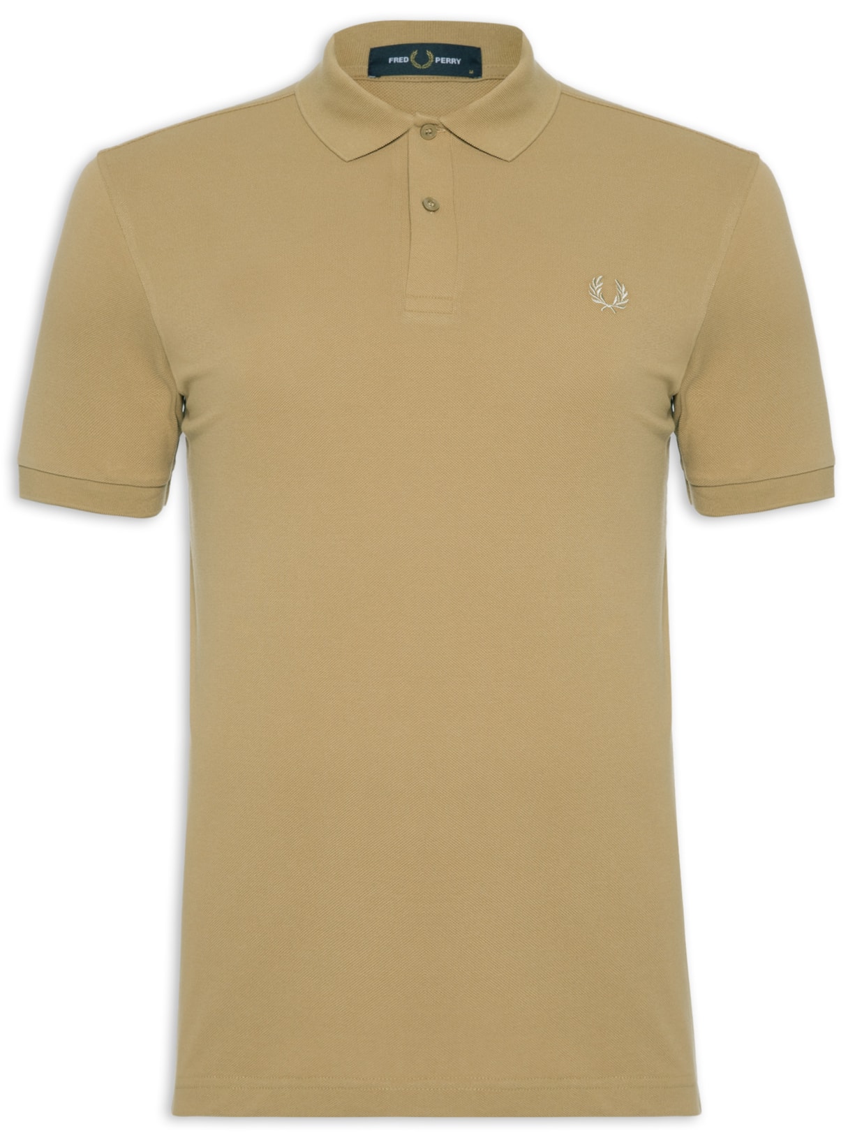 Polo Masculina Plain Shirt - Bege