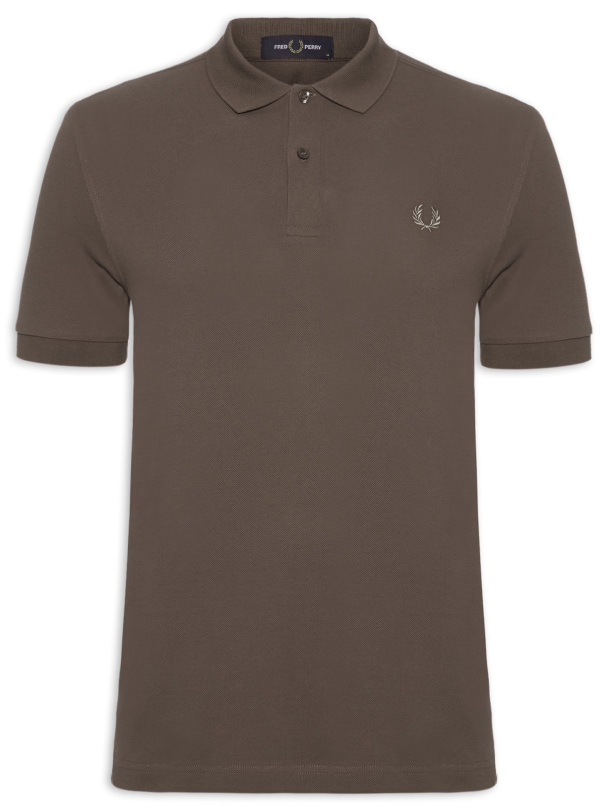 Polo Masculina Plain Shirt - Marrom