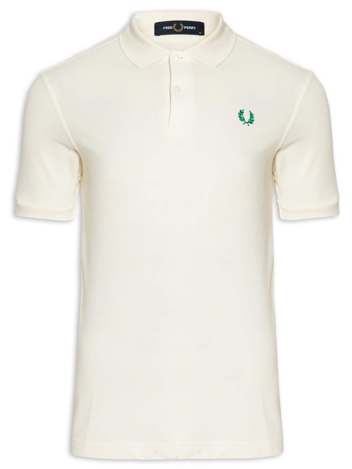 Polo Masculina Plain Shirt Off White Fred Perry