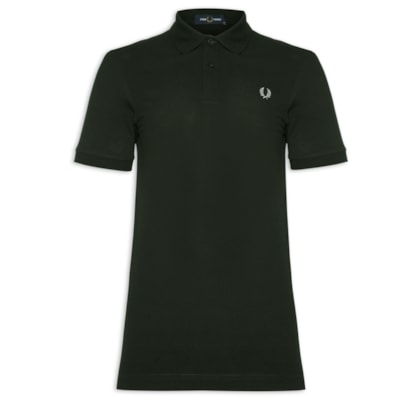 Polo Masculina Plain Shirt - Verde