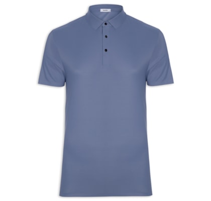 Polo Masculina Poliamida - Azul 