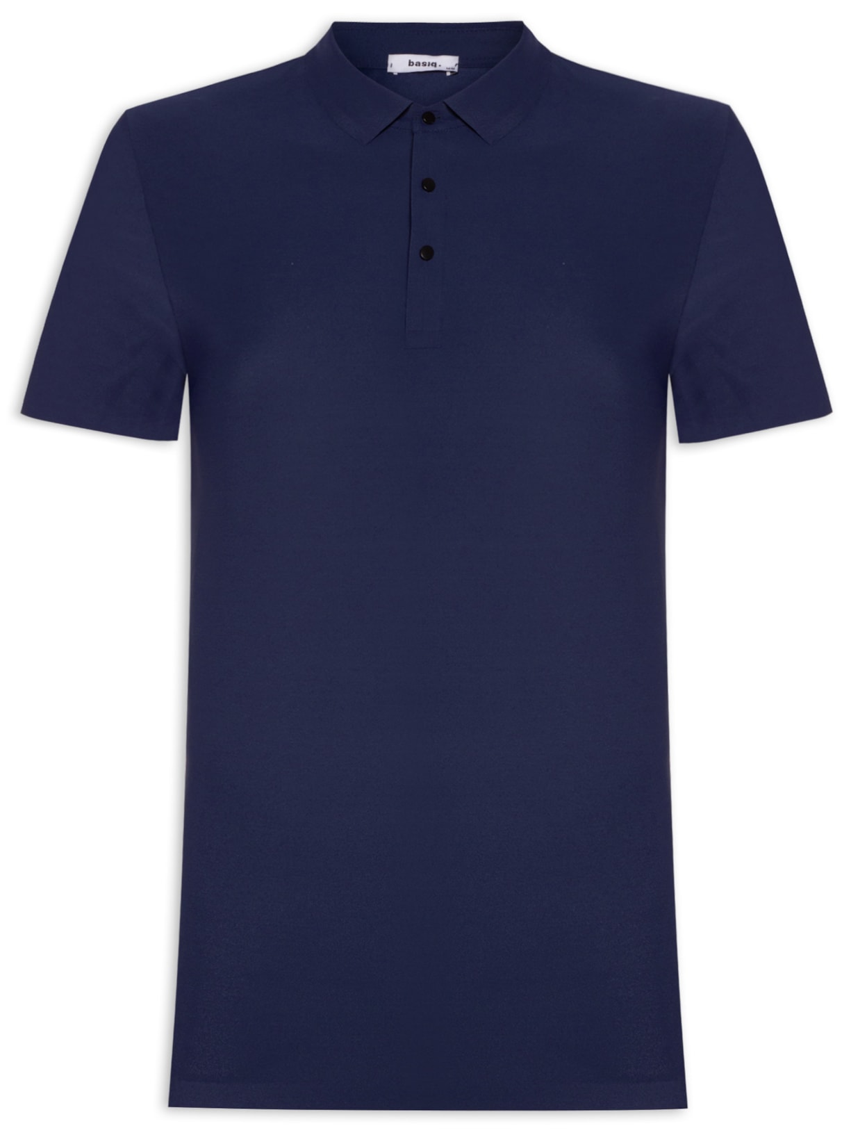 Polo Masculina Poliamida Azul  Basiq Men