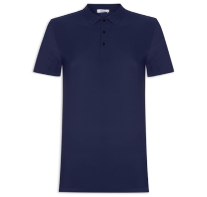 Polo Masculina Poliamida - Azul 