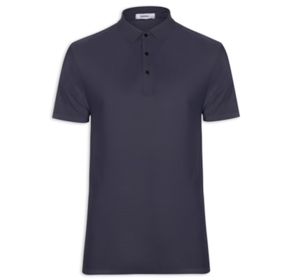 Polo Masculina Poliamida - Cinza