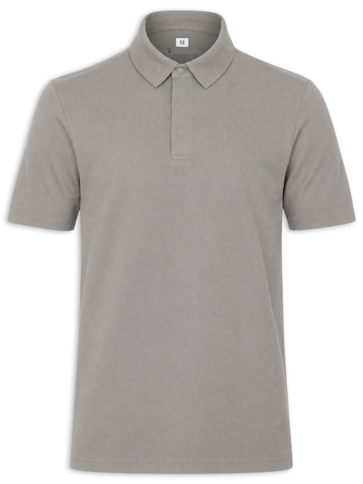 Polo Masculina Poliamida Não Amassa – Cinza '2 Essential