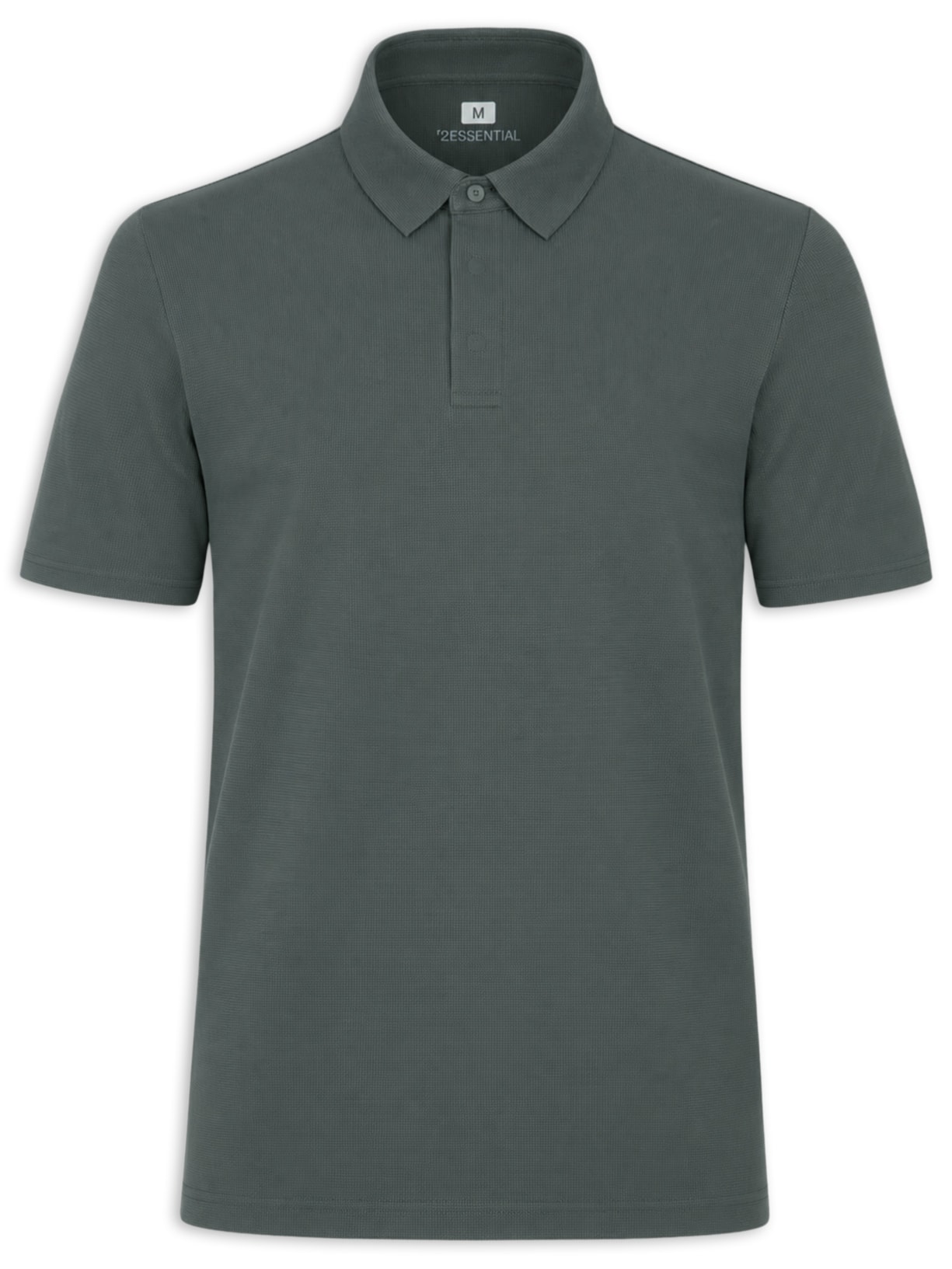 Polo Masculina Poliamida Não Amassa – Verde '2 Essential