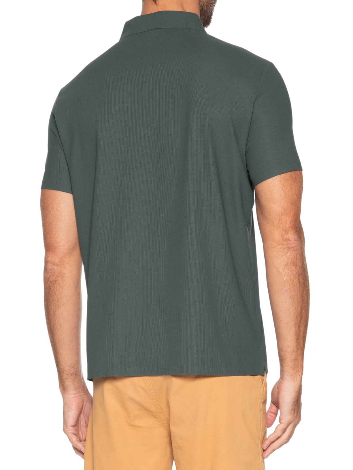 Polo Masculina Poliamida Não Amassa – Verde '2 Essential