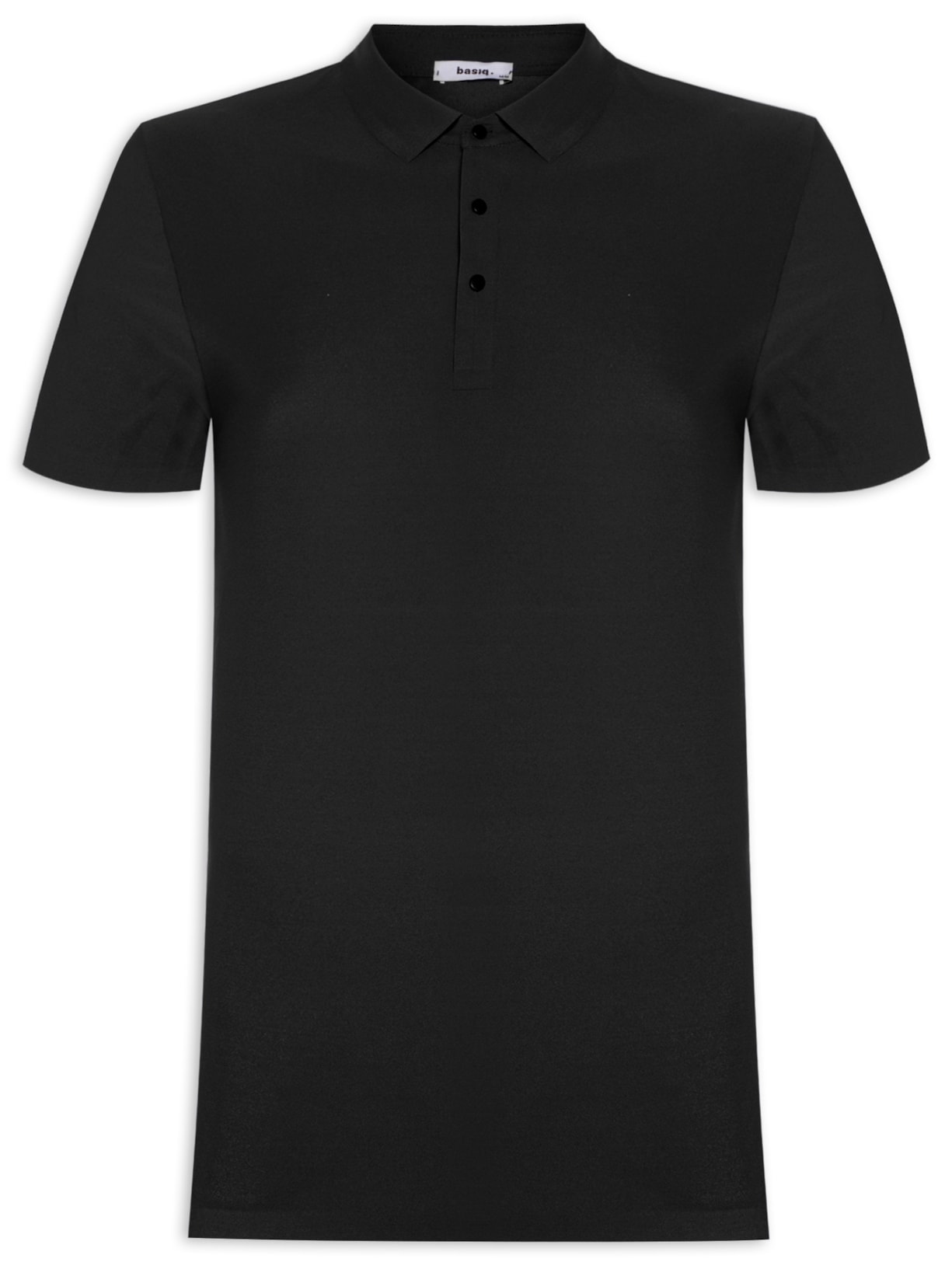 Polo Masculina Poliamida - Preto