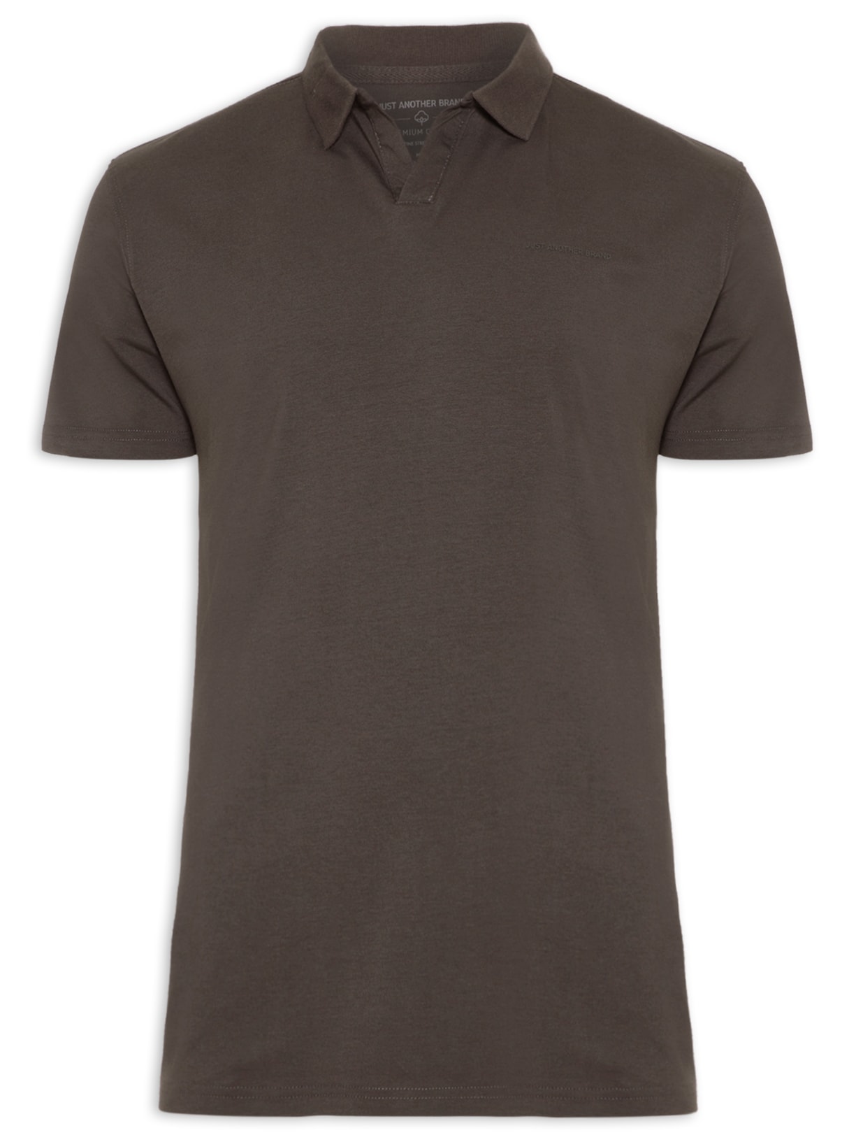 Polo Masculina Premium Decote V - Marrom