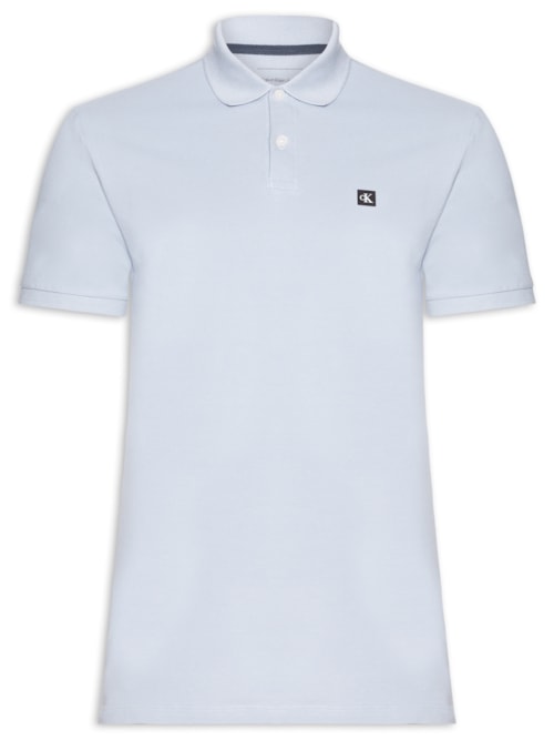 Polo Masculina Premium Em Algodão - Azul