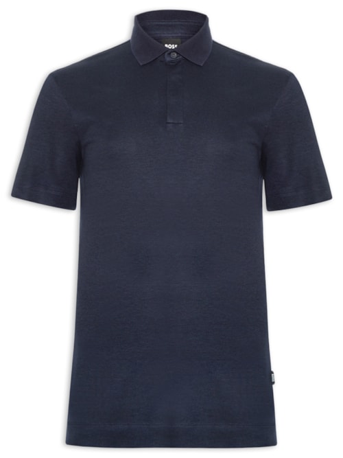 Polo Masculina Press - Azul