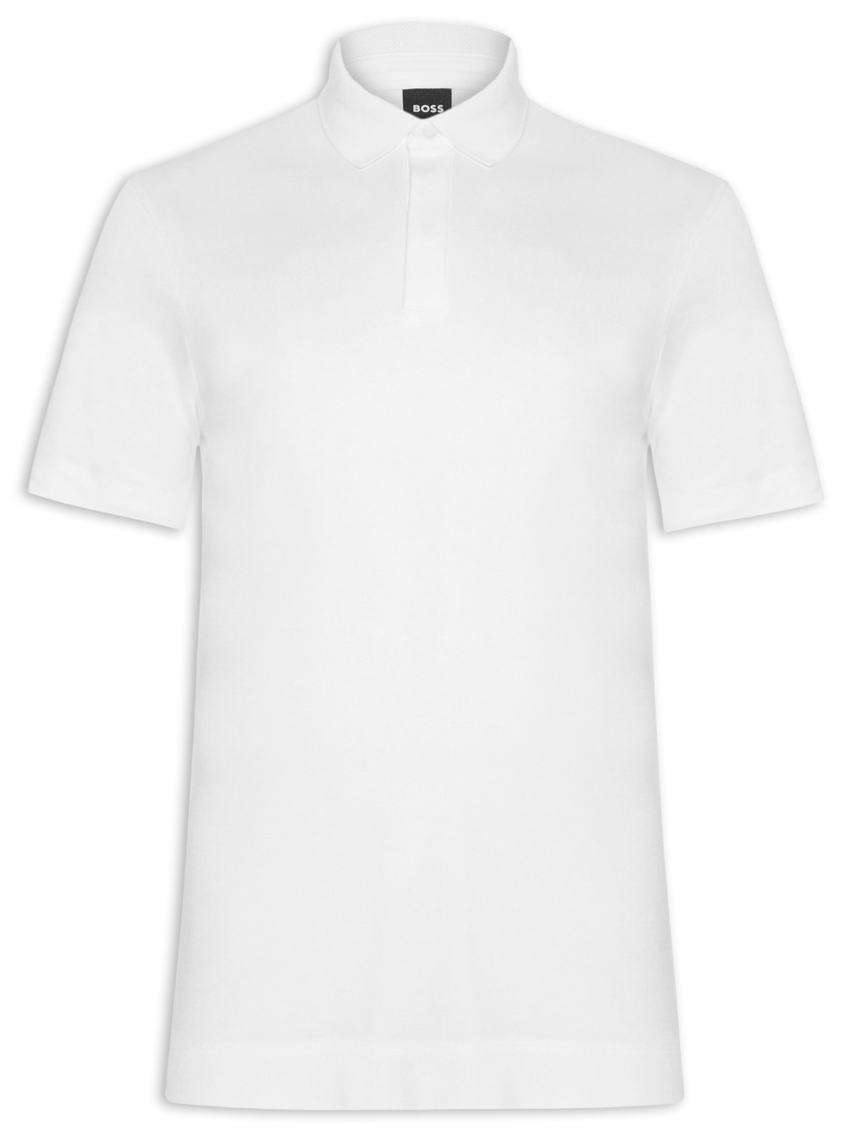 Polo Masculina Press - Branco