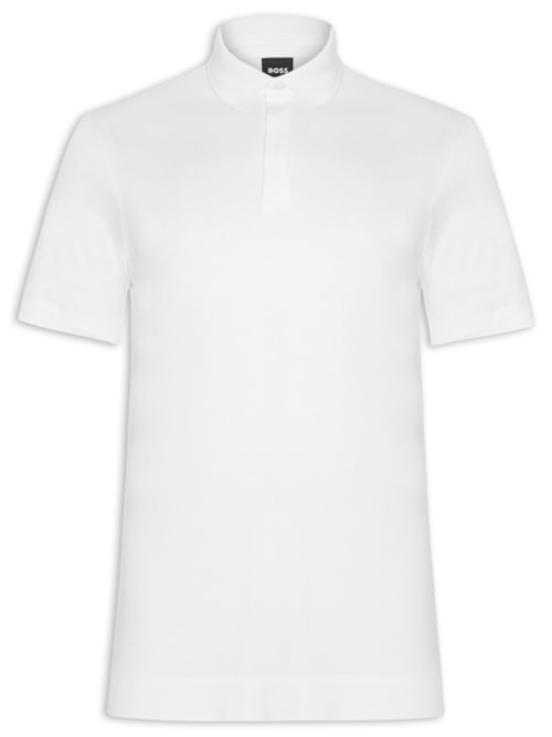 Polo Masculina Press - Branco