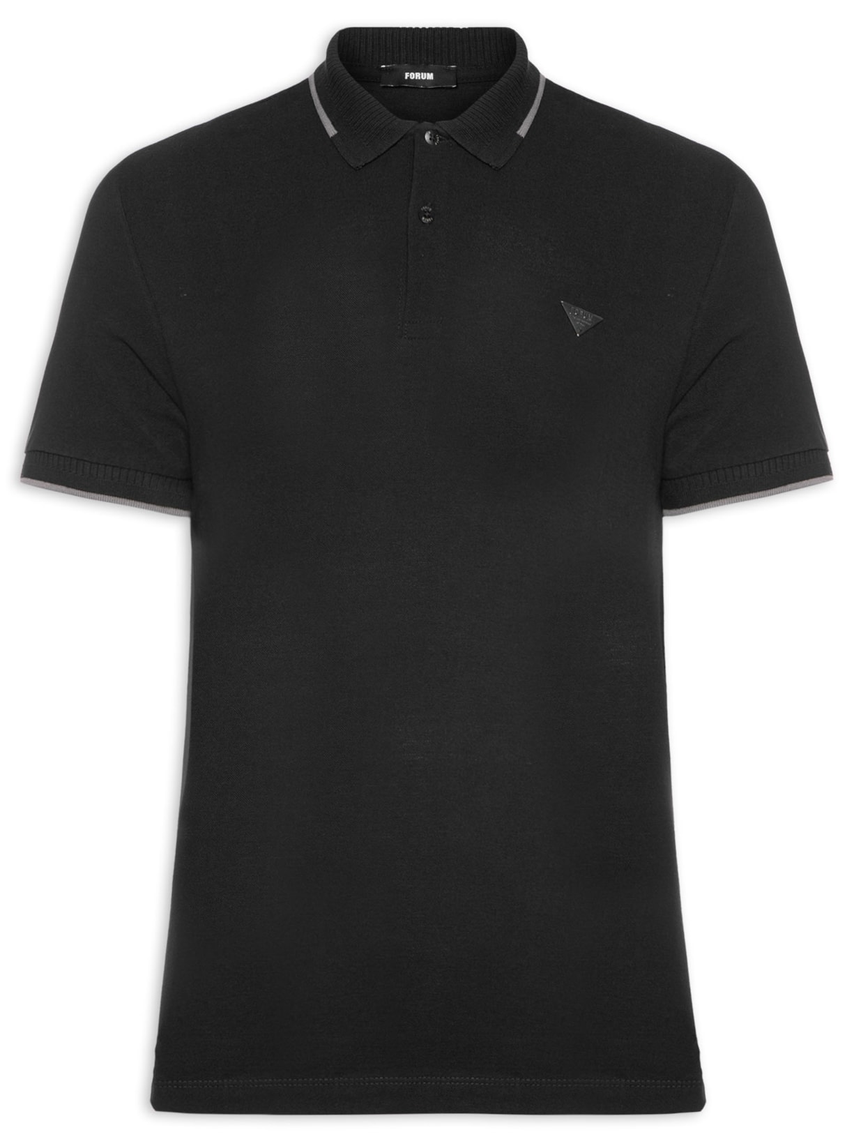 Polo Masculina - Preto