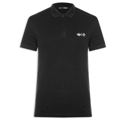 Polo Masculina - Preto