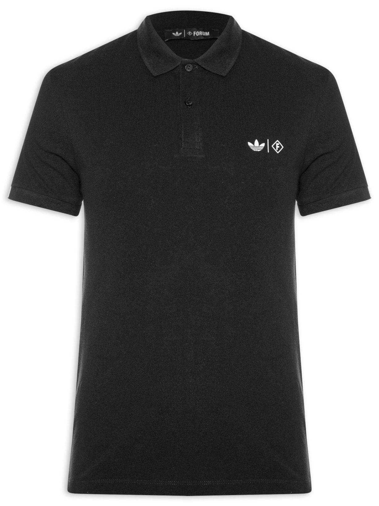 Polo Masculina - Preto