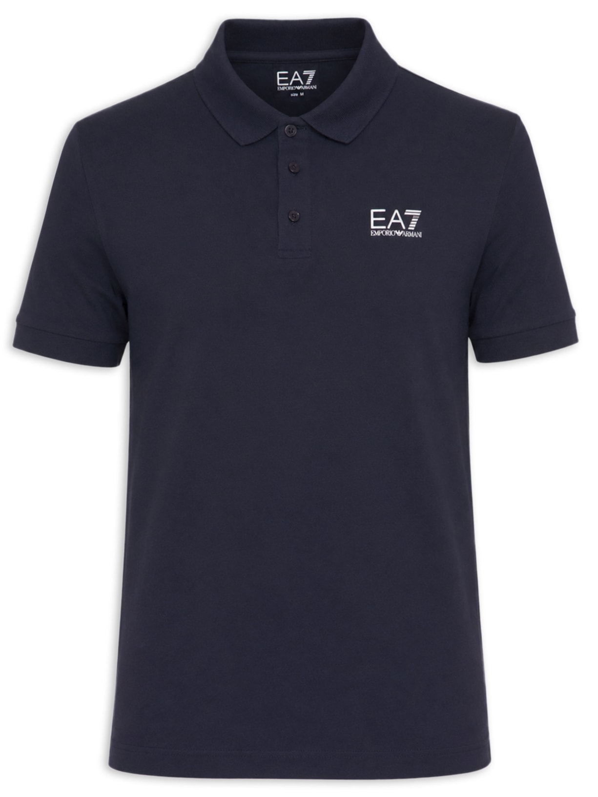 Polo Masculina Preto Ea7 Emporio Armani
