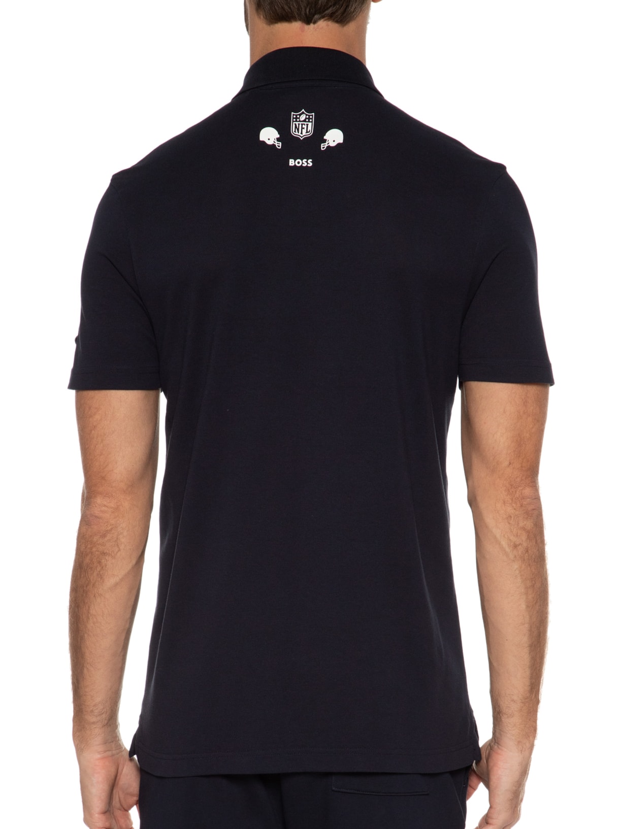 Polo Masculina Punter Nfl Azul Boss