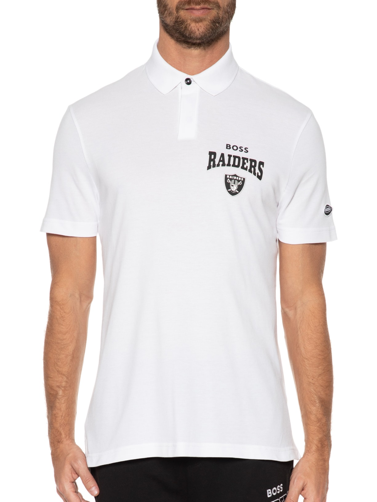 Polo Masculina Punter Nfl Branco Boss