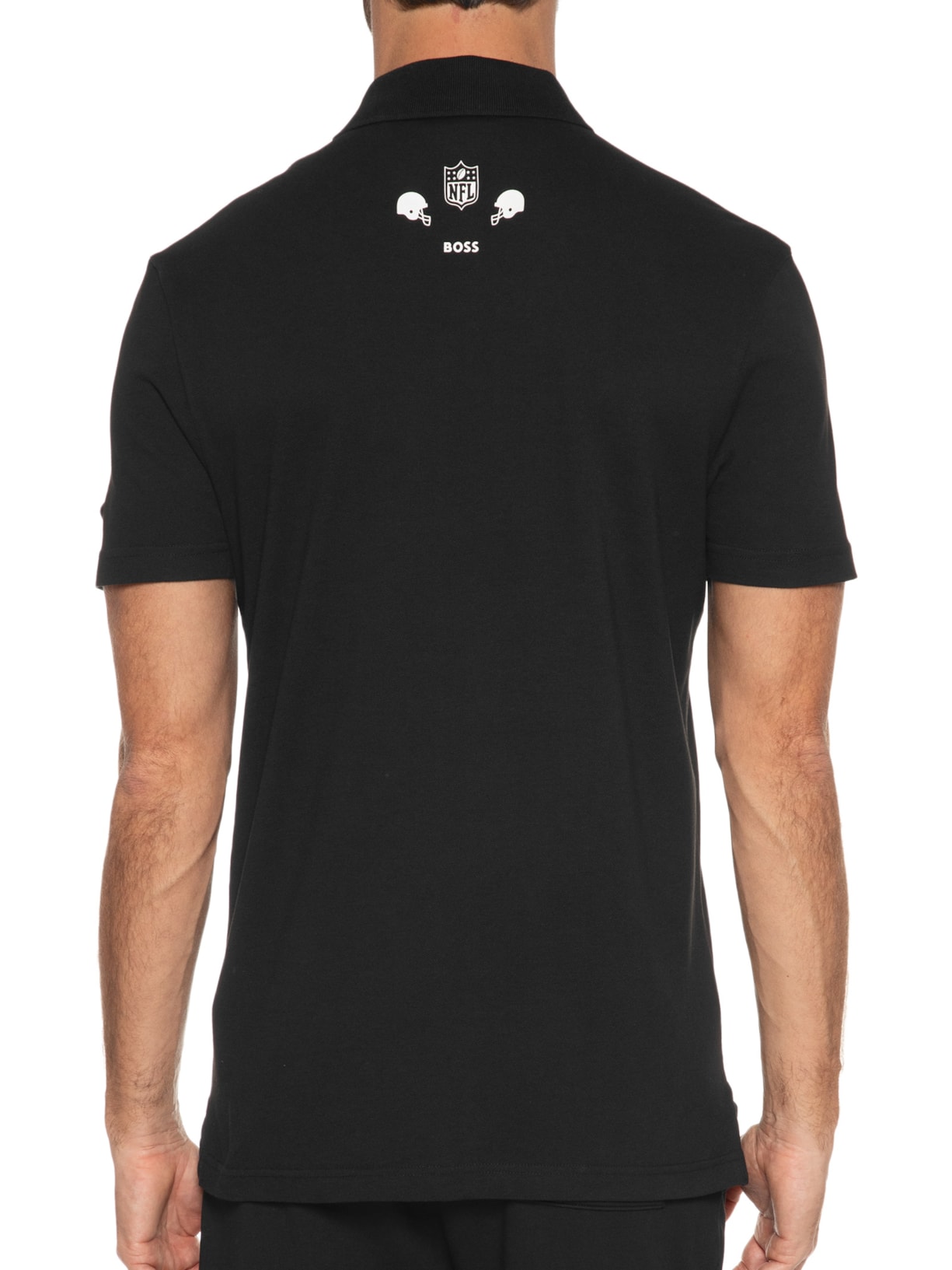 Polo Masculina Punter Nfl Preto Boss