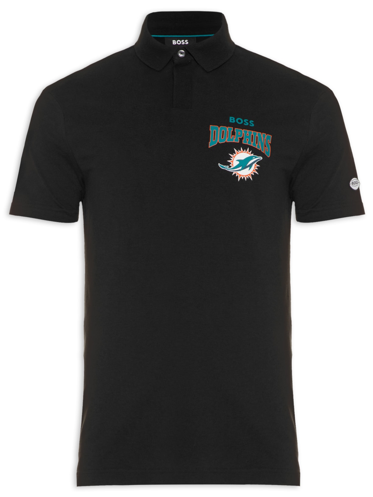 Polo Masculina Punter Nfl - Preto