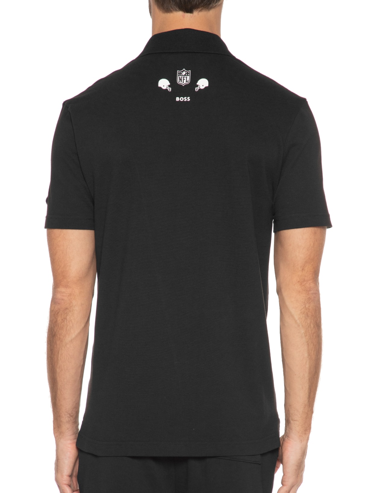 Polo Masculina Punter Preto Boss