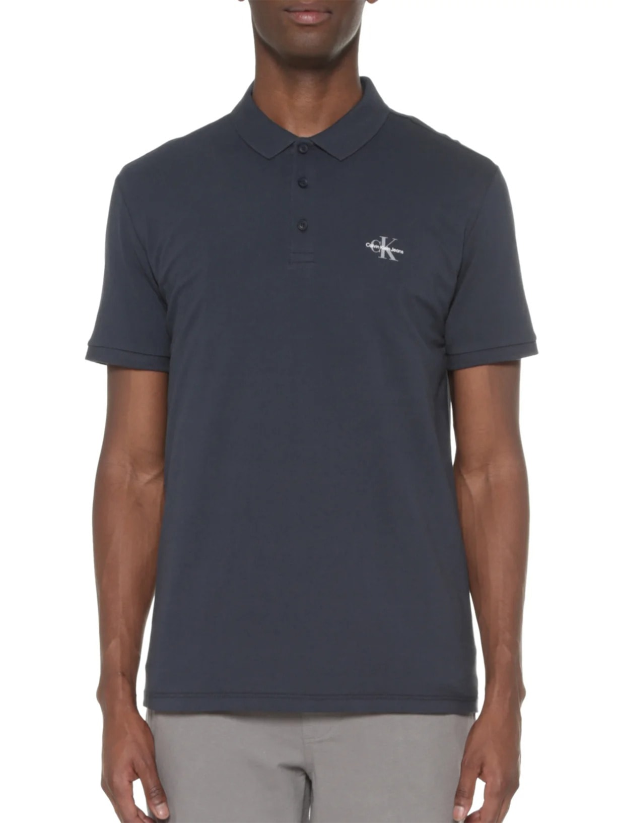 Polo Masculina Re Issue Azul Calvin Klein Jeans