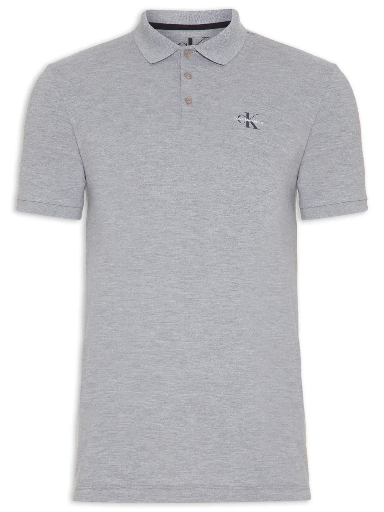 Polo Masculina Re Issue Cinza Calvin Klein Jeans