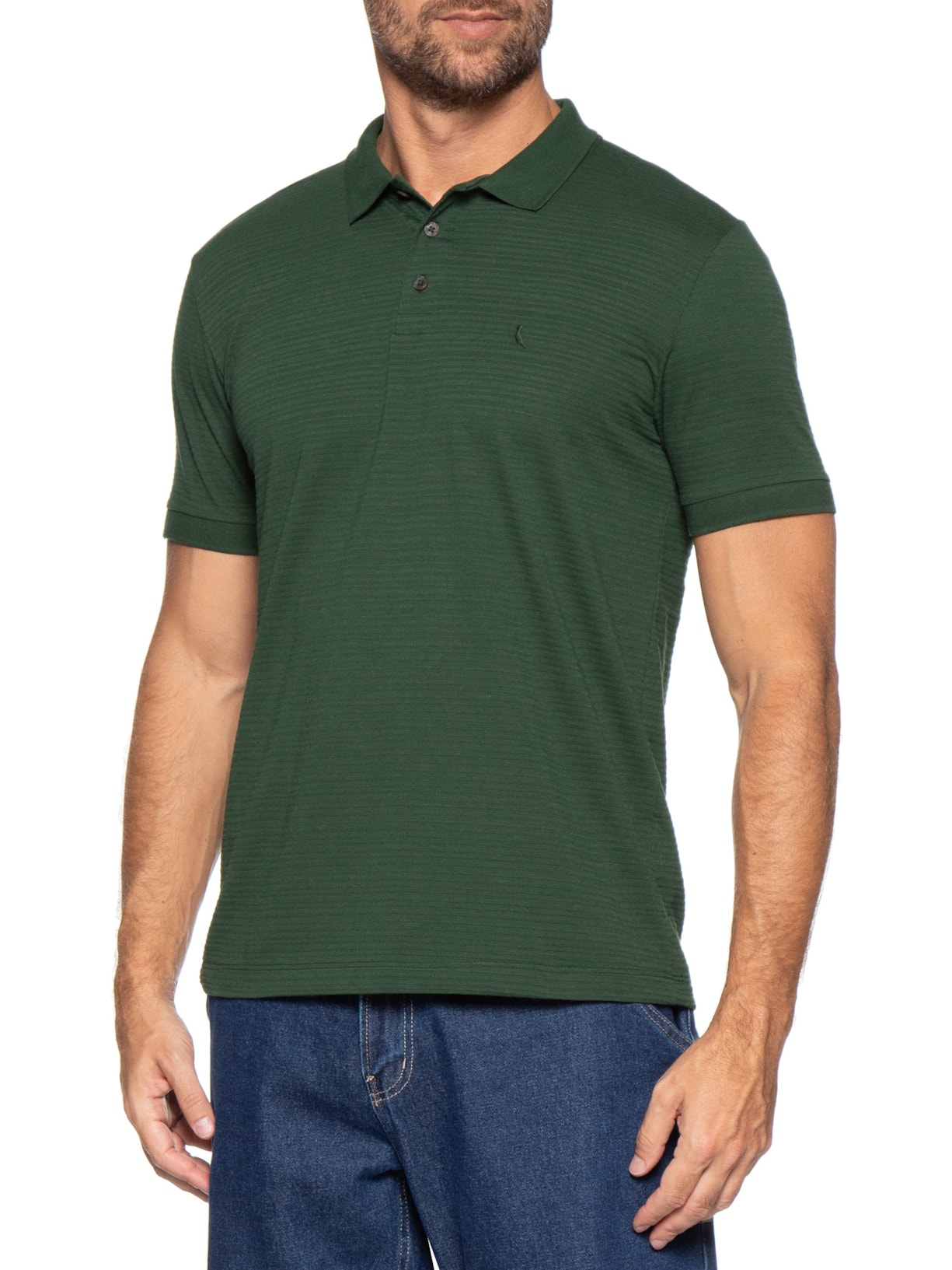 Polo Masculina Regular Bristoil Verde Reserva